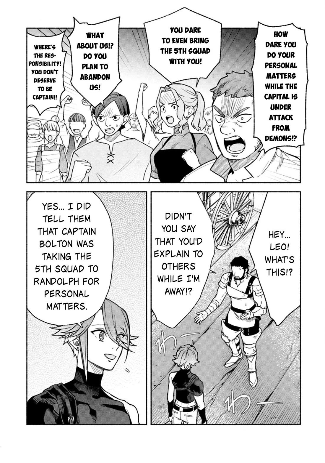 Sono Monban, Saikyou Nitsuki: Tsuihou Sareta Bougyo Ryoku 9999 no Senshi, Outo no Monban Toshite Musou Suru chapter 39 page 27