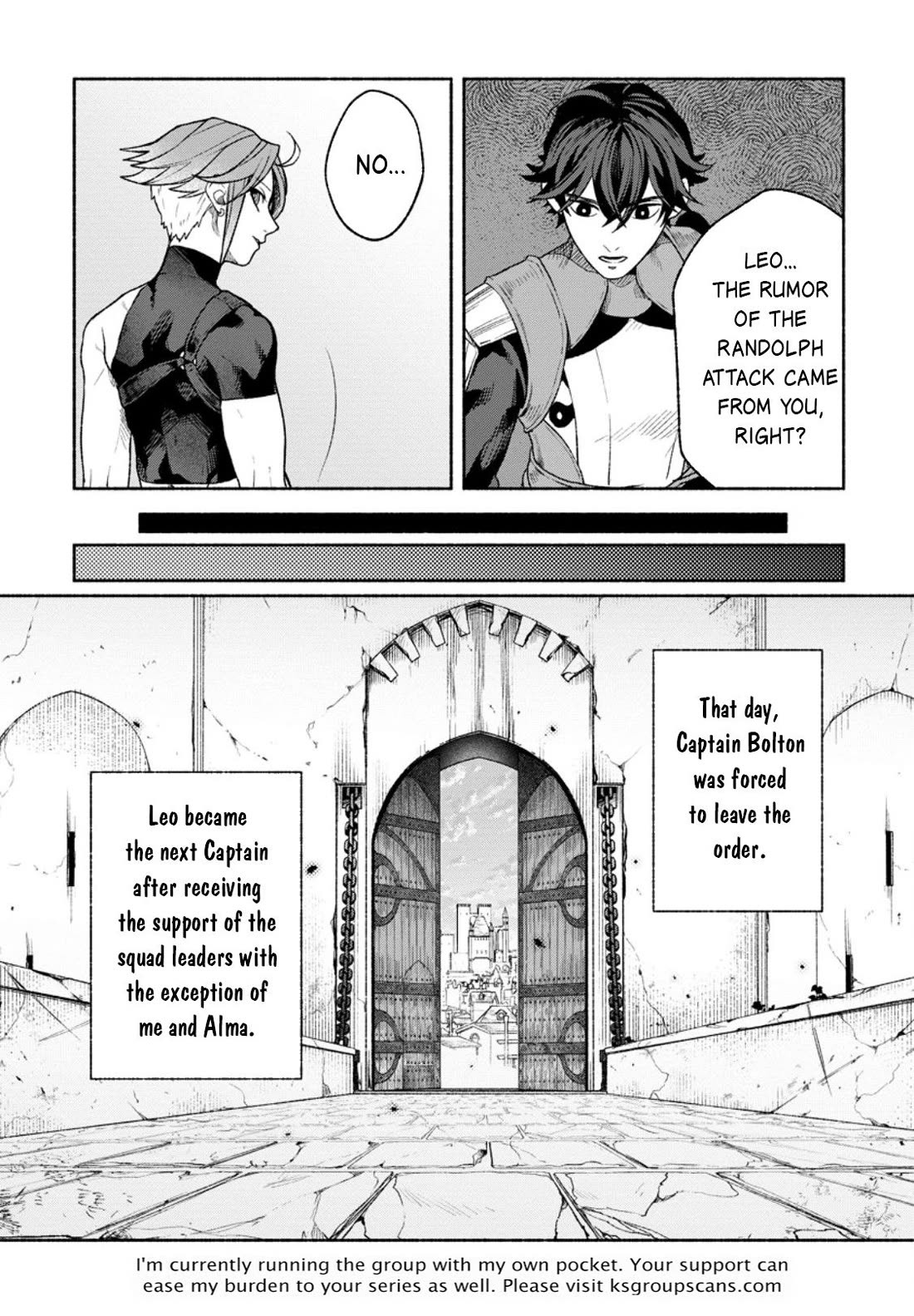 Sono Monban, Saikyou Nitsuki: Tsuihou Sareta Bougyo Ryoku 9999 no Senshi, Outo no Monban Toshite Musou Suru chapter 39 page 31