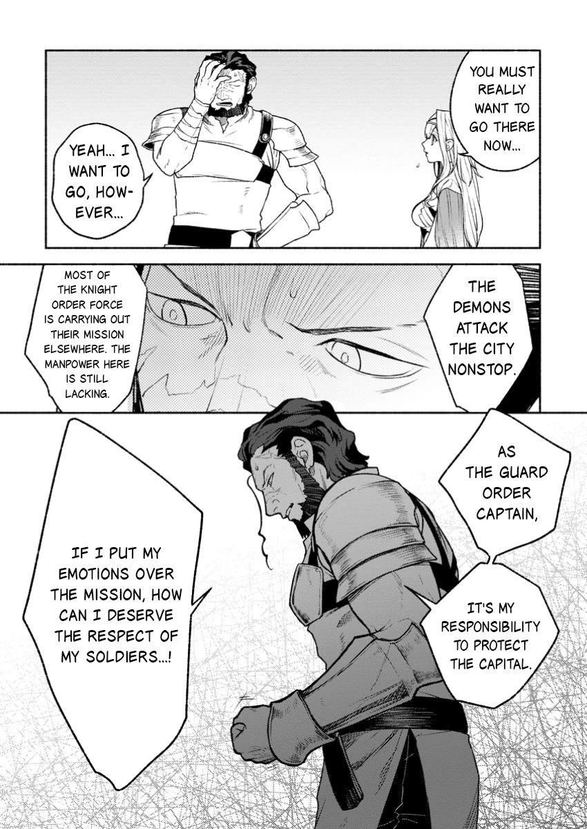 Sono Monban, Saikyou Nitsuki: Tsuihou Sareta Bougyo Ryoku 9999 no Senshi, Outo no Monban Toshite Musou Suru chapter 39 page 6