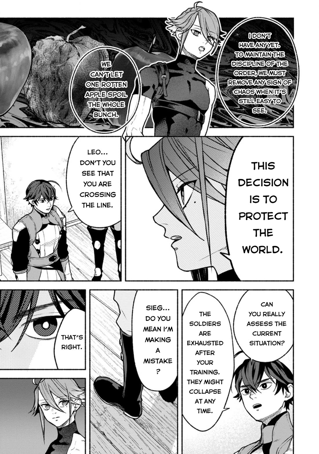 Sono Monban, Saikyou Nitsuki: Tsuihou Sareta Bougyo Ryoku 9999 no Senshi, Outo no Monban Toshite Musou Suru chapter 40 page 14