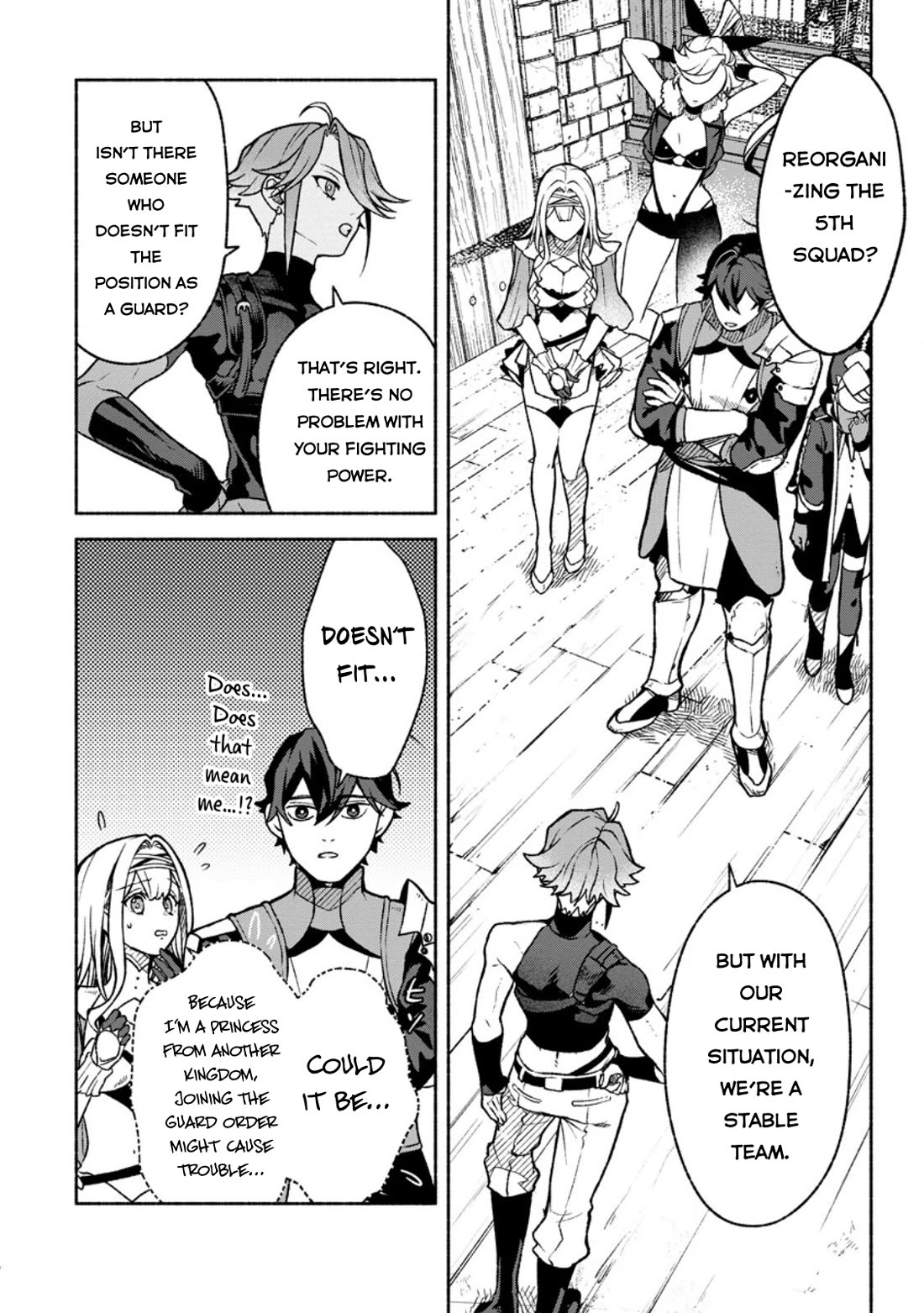 Sono Monban, Saikyou Nitsuki: Tsuihou Sareta Bougyo Ryoku 9999 no Senshi, Outo no Monban Toshite Musou Suru chapter 40 page 17