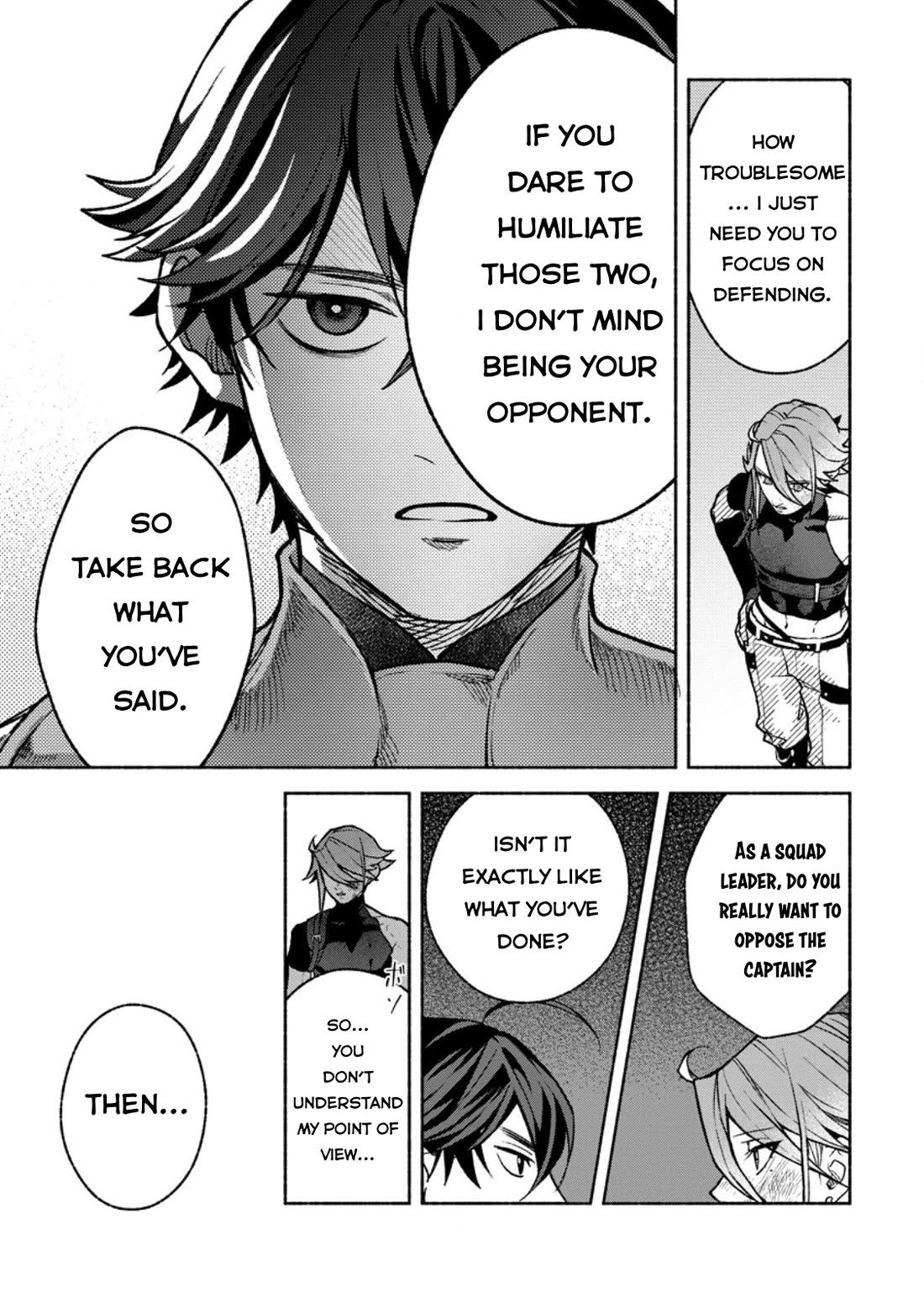 Sono Monban, Saikyou Nitsuki: Tsuihou Sareta Bougyo Ryoku 9999 no Senshi, Outo no Monban Toshite Musou Suru chapter 40 page 28