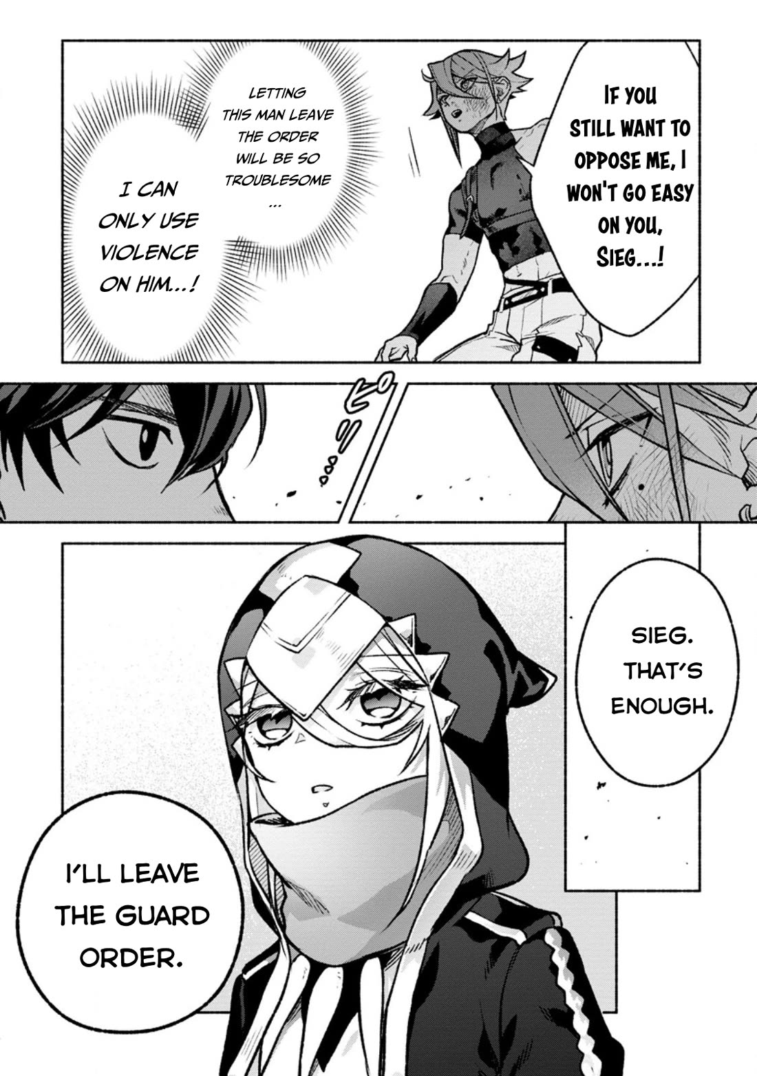 Sono Monban, Saikyou Nitsuki: Tsuihou Sareta Bougyo Ryoku 9999 no Senshi, Outo no Monban Toshite Musou Suru chapter 40 page 29