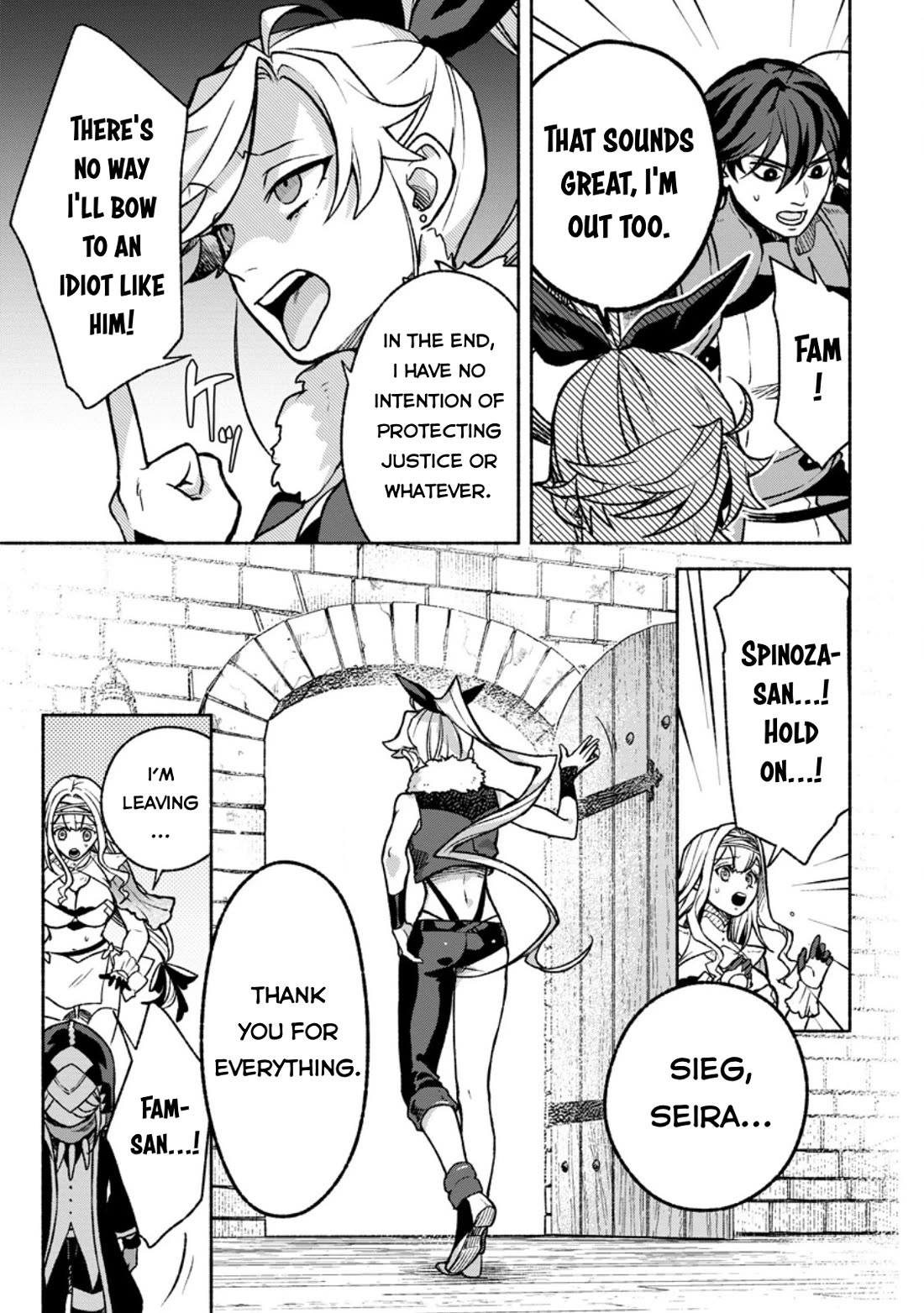 Sono Monban, Saikyou Nitsuki: Tsuihou Sareta Bougyo Ryoku 9999 no Senshi, Outo no Monban Toshite Musou Suru chapter 40 page 30