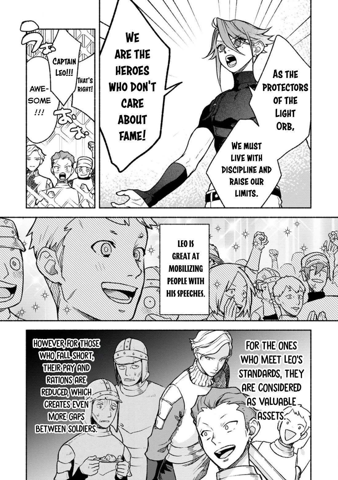 Sono Monban, Saikyou Nitsuki: Tsuihou Sareta Bougyo Ryoku 9999 no Senshi, Outo no Monban Toshite Musou Suru chapter 40 page 4