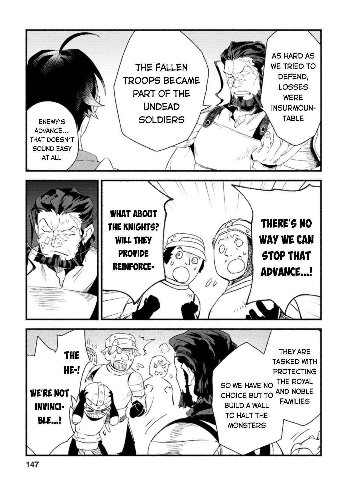 Sono Monban, Saikyou Nitsuki: Tsuihou Sareta Bougyo Ryoku 9999 no Senshi, Outo no Monban Toshite Musou Suru chapter 5 page 26