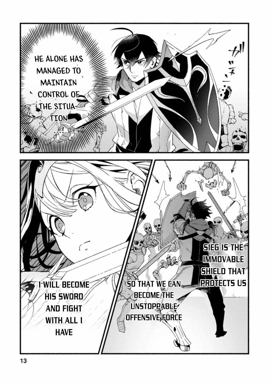 Sono Monban, Saikyou Nitsuki: Tsuihou Sareta Bougyo Ryoku 9999 no Senshi, Outo no Monban Toshite Musou Suru chapter 6 page 11