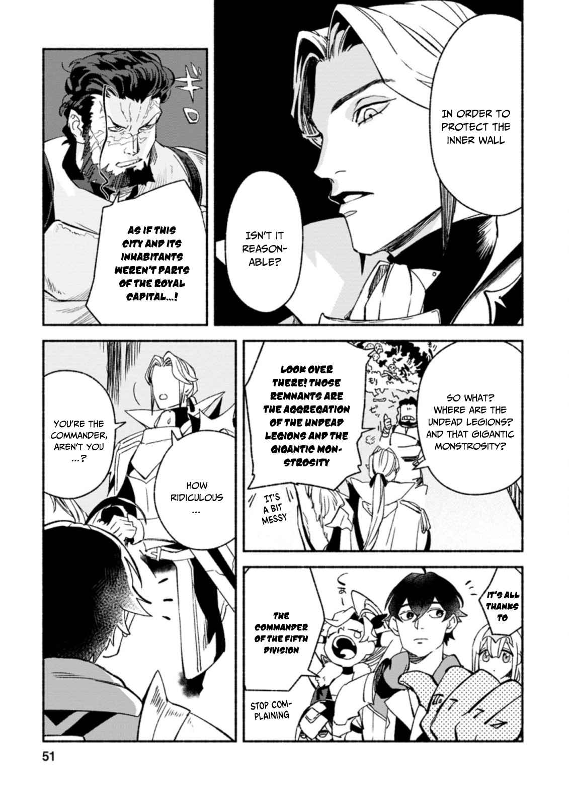 Sono Monban, Saikyou Nitsuki: Tsuihou Sareta Bougyo Ryoku 9999 no Senshi, Outo no Monban Toshite Musou Suru chapter 7.2 page 10