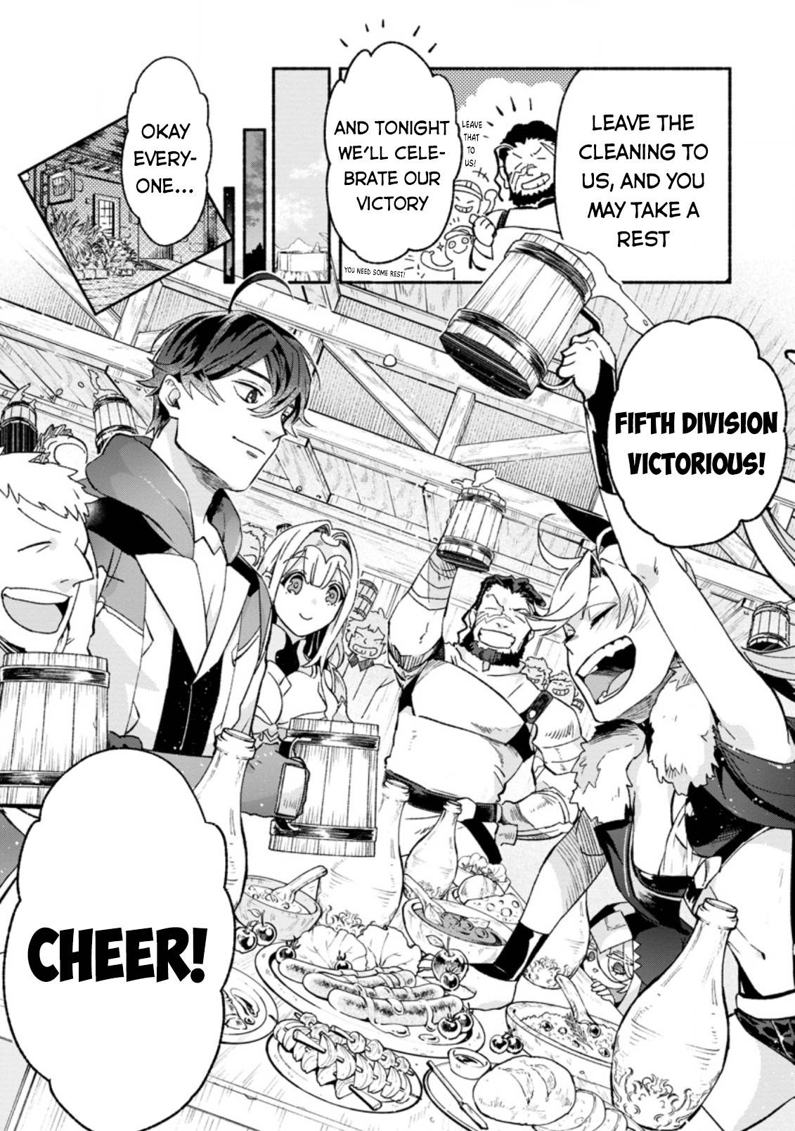 Sono Monban, Saikyou Nitsuki: Tsuihou Sareta Bougyo Ryoku 9999 no Senshi, Outo no Monban Toshite Musou Suru chapter 7.3 page 2