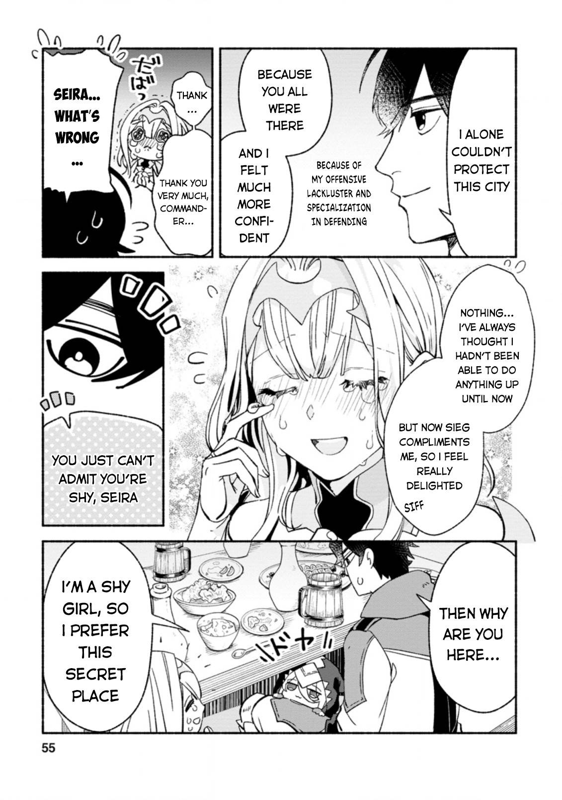 Sono Monban, Saikyou Nitsuki: Tsuihou Sareta Bougyo Ryoku 9999 no Senshi, Outo no Monban Toshite Musou Suru chapter 7.3 page 4