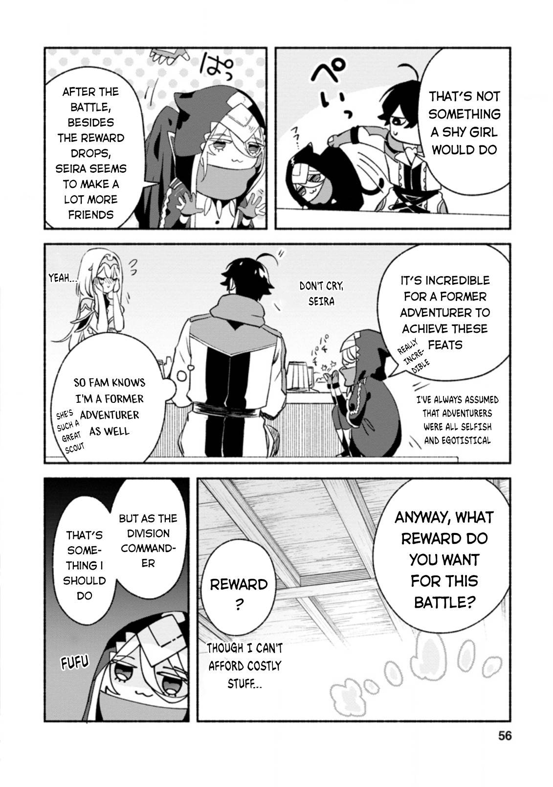 Sono Monban, Saikyou Nitsuki: Tsuihou Sareta Bougyo Ryoku 9999 no Senshi, Outo no Monban Toshite Musou Suru chapter 7.3 page 5