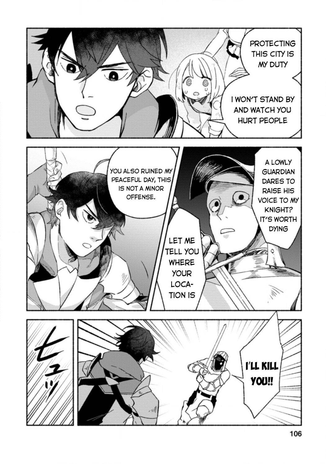 Sono Monban, Saikyou Nitsuki: Tsuihou Sareta Bougyo Ryoku 9999 no Senshi, Outo no Monban Toshite Musou Suru chapter 9 page 8