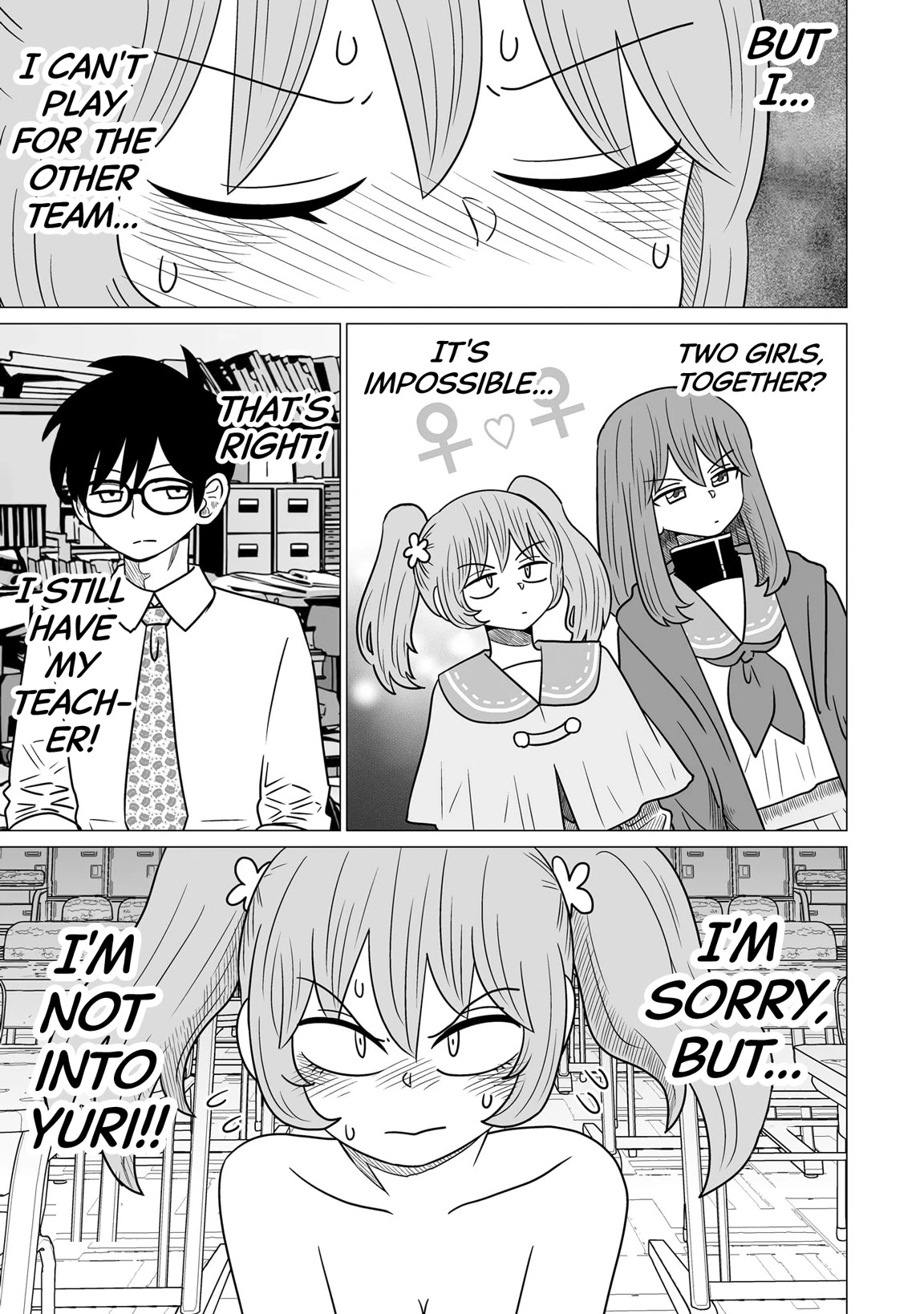 Sorry but I'm not Yuri chapter 1 page 17