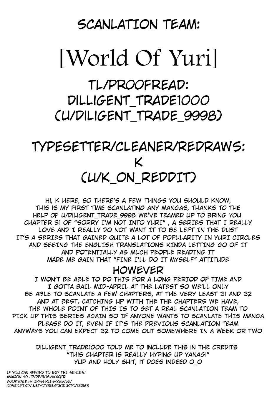 Sorry but I'm not Yuri chapter 31 page 37