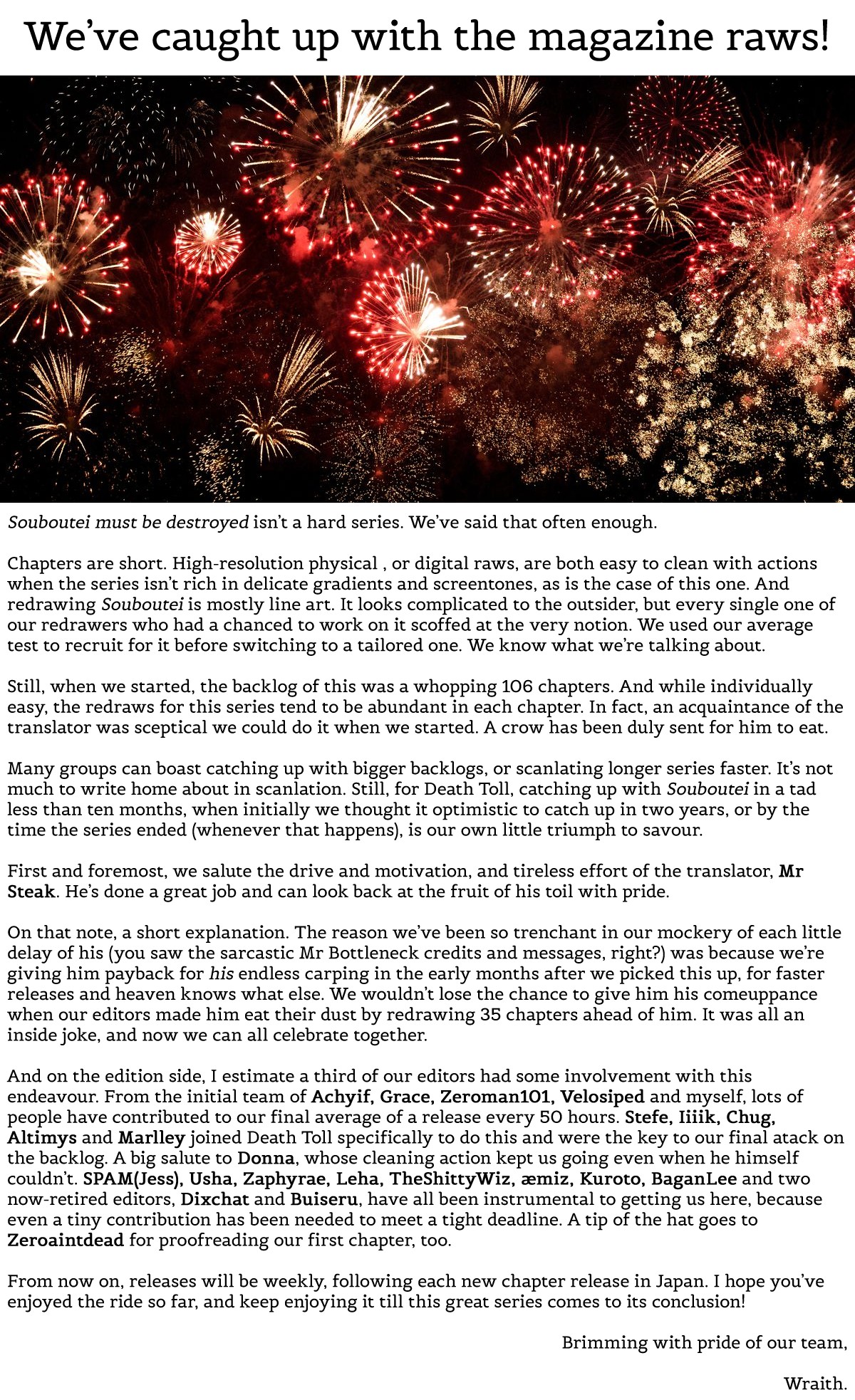 Souboutei Kowasu Beshi chapter 187 page 12