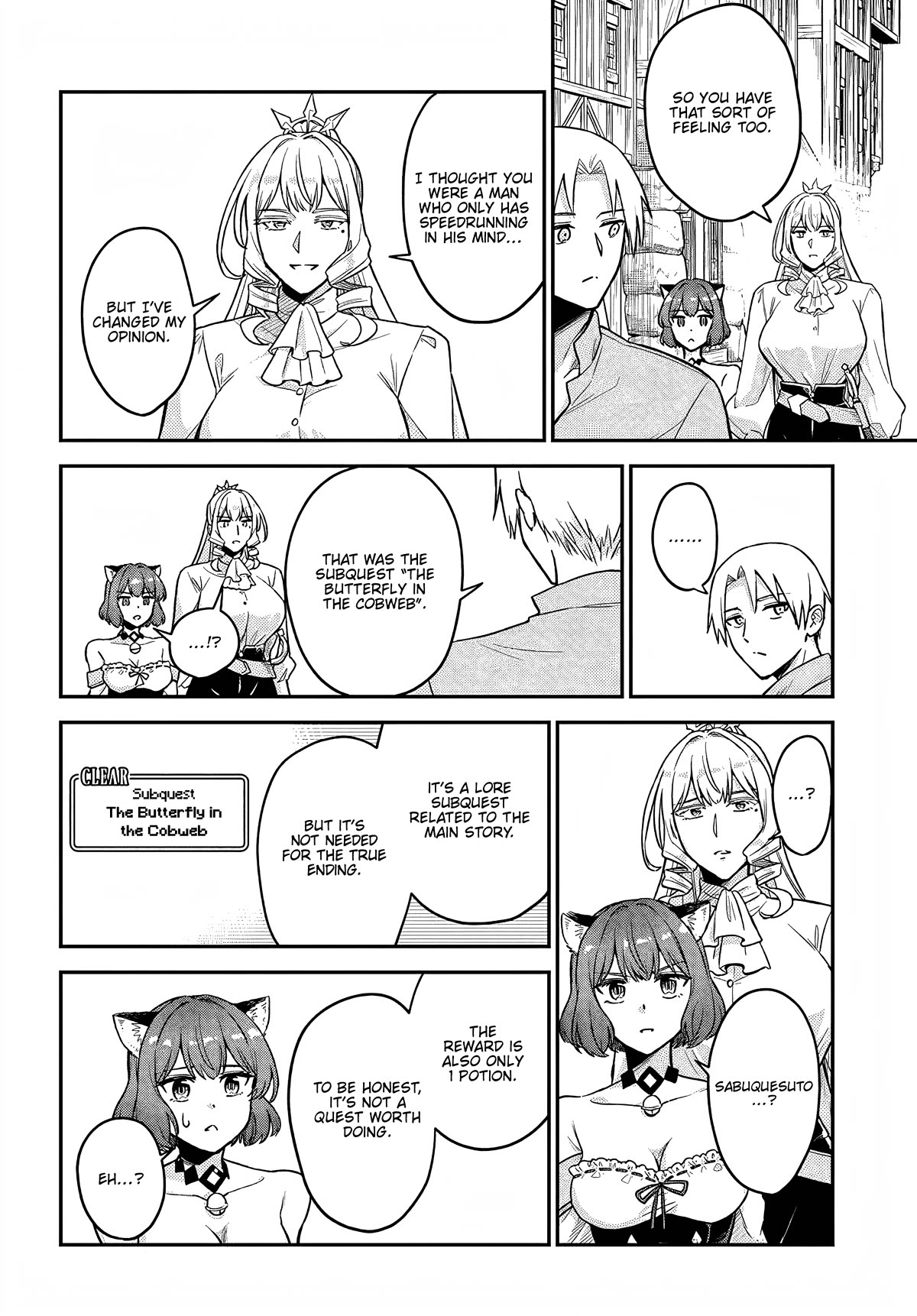 Speedrunner Cannot Return from the Game World chapter 10 page 28