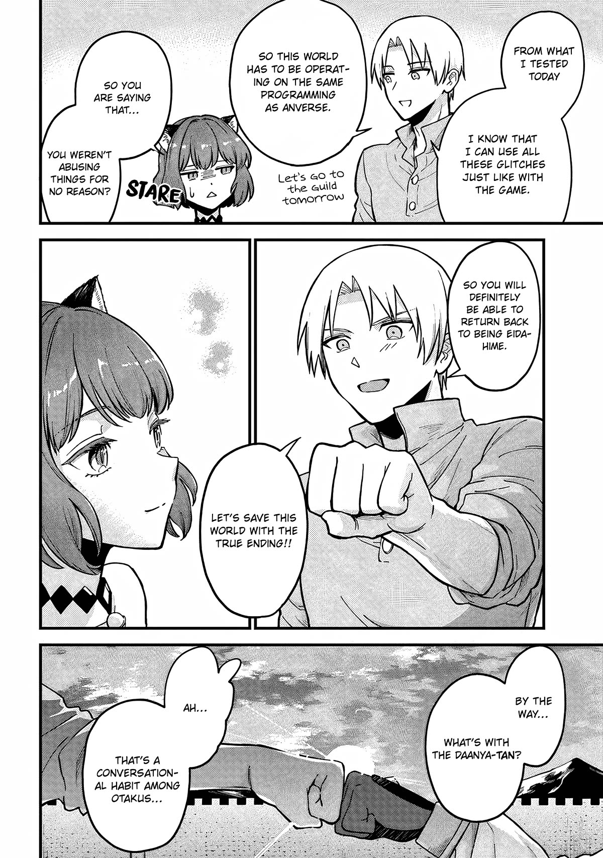 Speedrunner Cannot Return from the Game World chapter 2 page 36