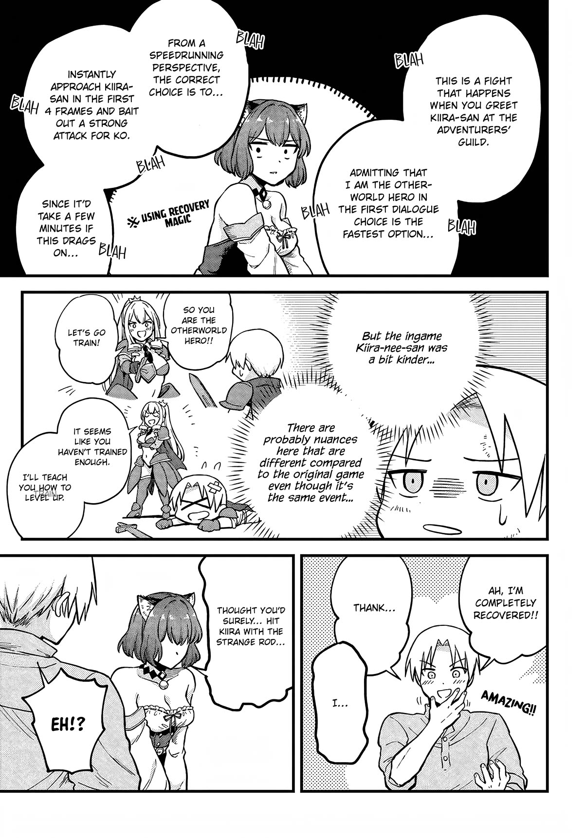 Speedrunner Cannot Return from the Game World chapter 4 page 11