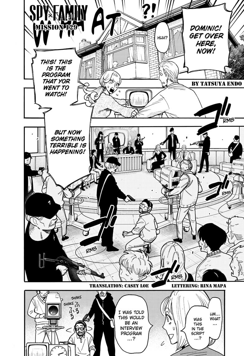 SPY×FAMILY chapter 129 page 1