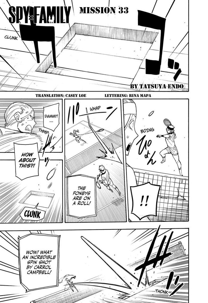 SPY×FAMILY chapter 33 page 1