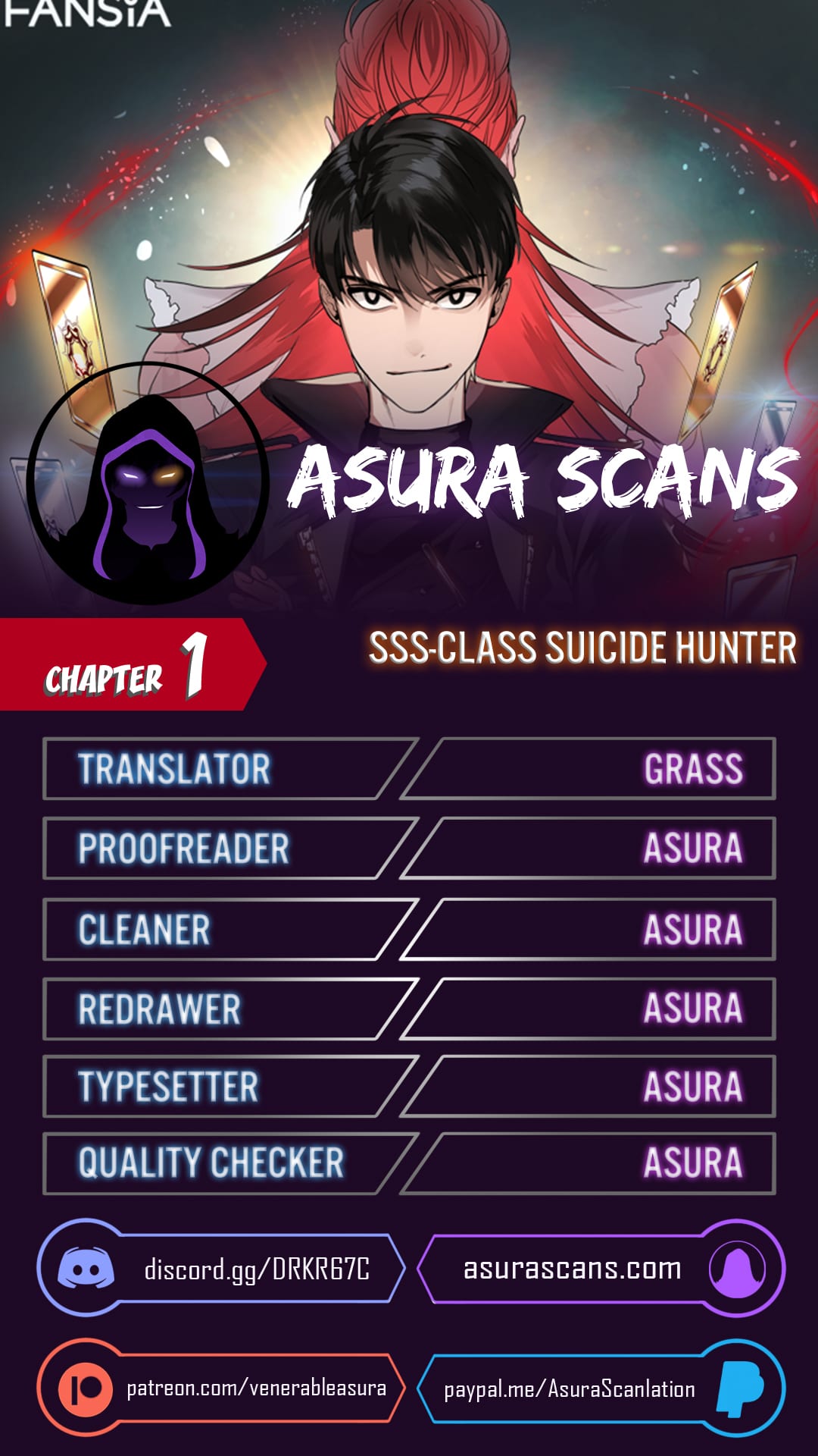 SSS-Class Suicide Hunter chapter 1 page 1