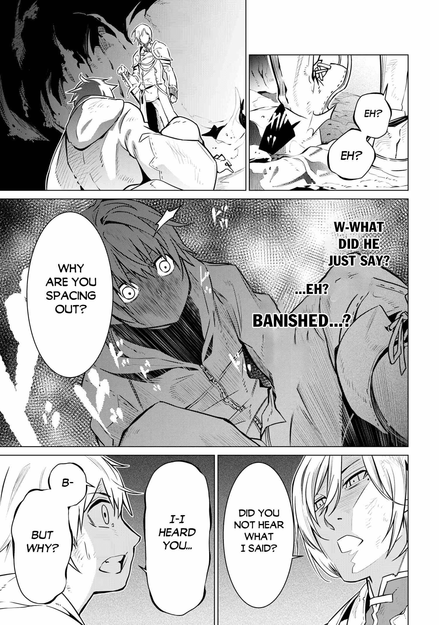 SSS-Rank Dungeon de Knife Ippon Tewatasare Tsuihou Sareta Shiro Madoushi: Yggdrasil no Noroi ni yori Jakuten de aru Maryoku Fusoku wo Kokufuku-shi Sekai Saikyou e to Itaru chapter 1 page 26