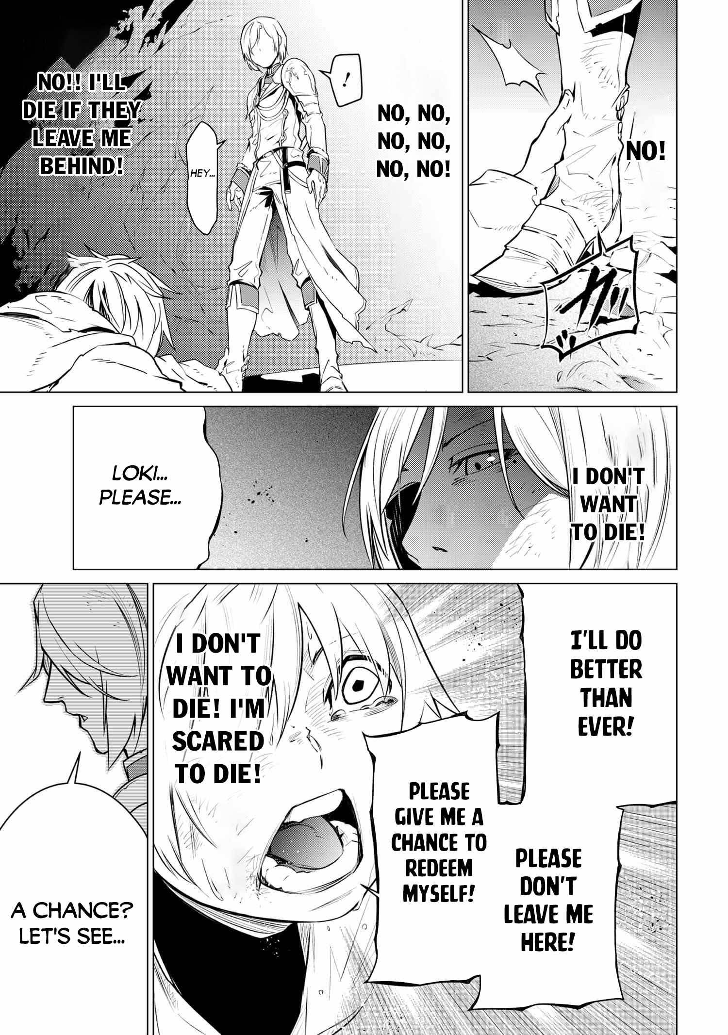 SSS-Rank Dungeon de Knife Ippon Tewatasare Tsuihou Sareta Shiro Madoushi: Yggdrasil no Noroi ni yori Jakuten de aru Maryoku Fusoku wo Kokufuku-shi Sekai Saikyou e to Itaru chapter 1 page 38