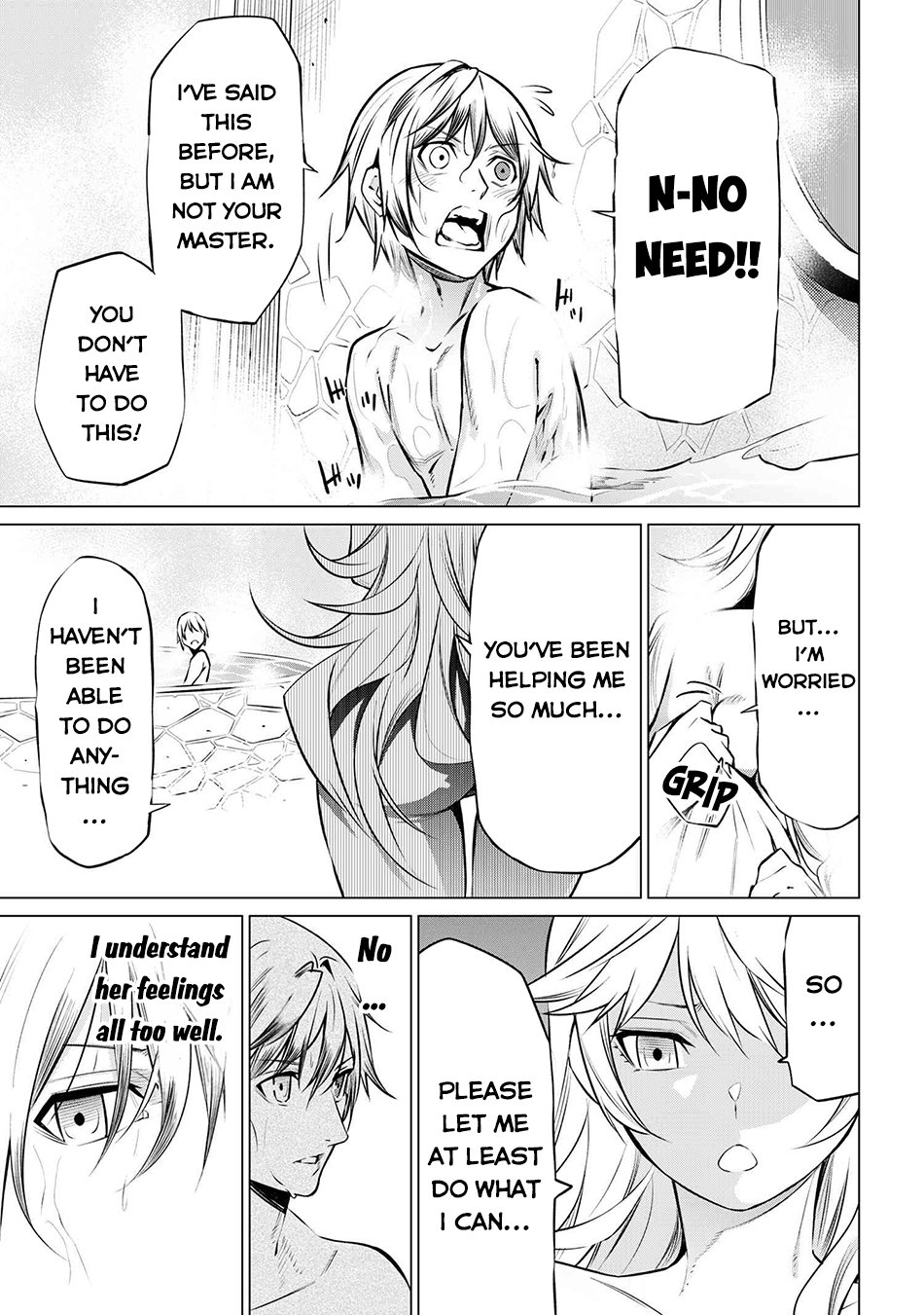 SSS-Rank Dungeon de Knife Ippon Tewatasare Tsuihou Sareta Shiro Madoushi: Yggdrasil no Noroi ni yori Jakuten de aru Maryoku Fusoku wo Kokufuku-shi Sekai Saikyou e to Itaru chapter 10.1 page 4