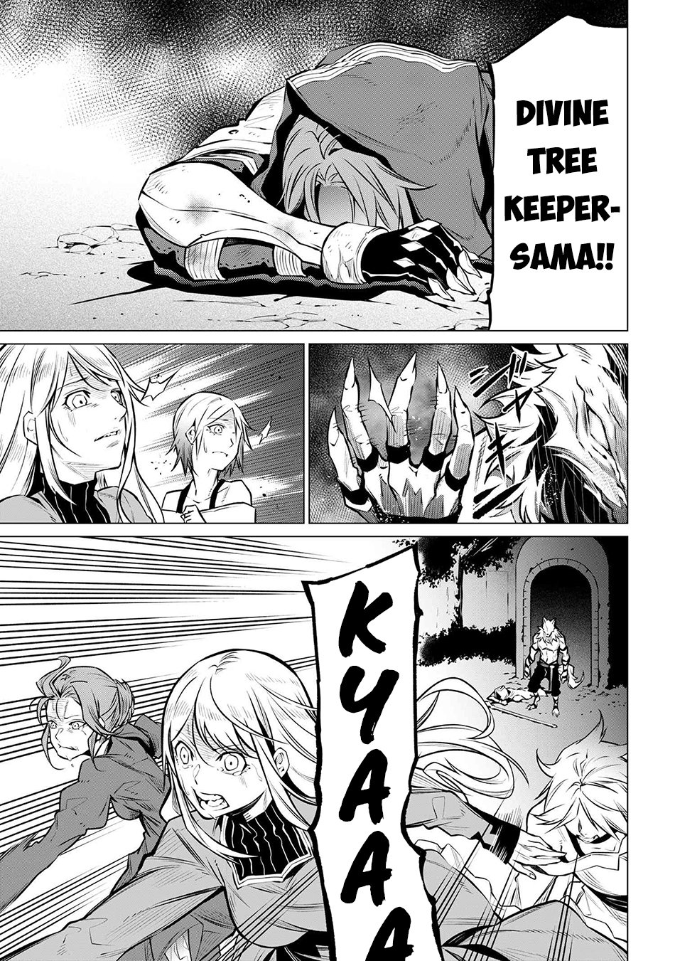 SSS-Rank Dungeon de Knife Ippon Tewatasare Tsuihou Sareta Shiro Madoushi: Yggdrasil no Noroi ni yori Jakuten de aru Maryoku Fusoku wo Kokufuku-shi Sekai Saikyou e to Itaru chapter 10.2 page 13