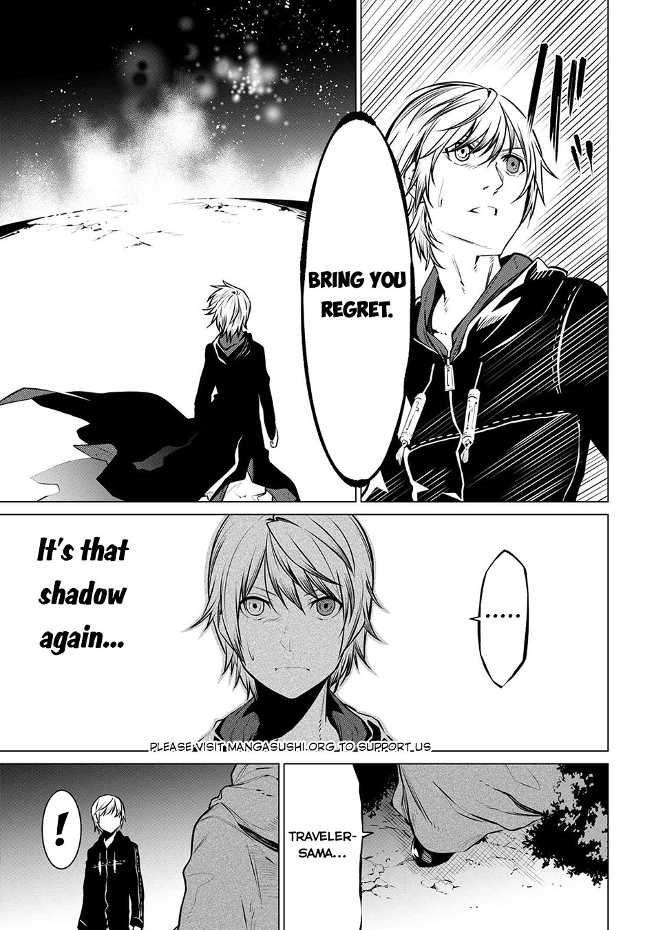 SSS-Rank Dungeon de Knife Ippon Tewatasare Tsuihou Sareta Shiro Madoushi: Yggdrasil no Noroi ni yori Jakuten de aru Maryoku Fusoku wo Kokufuku-shi Sekai Saikyou e to Itaru chapter 11.1 page 16