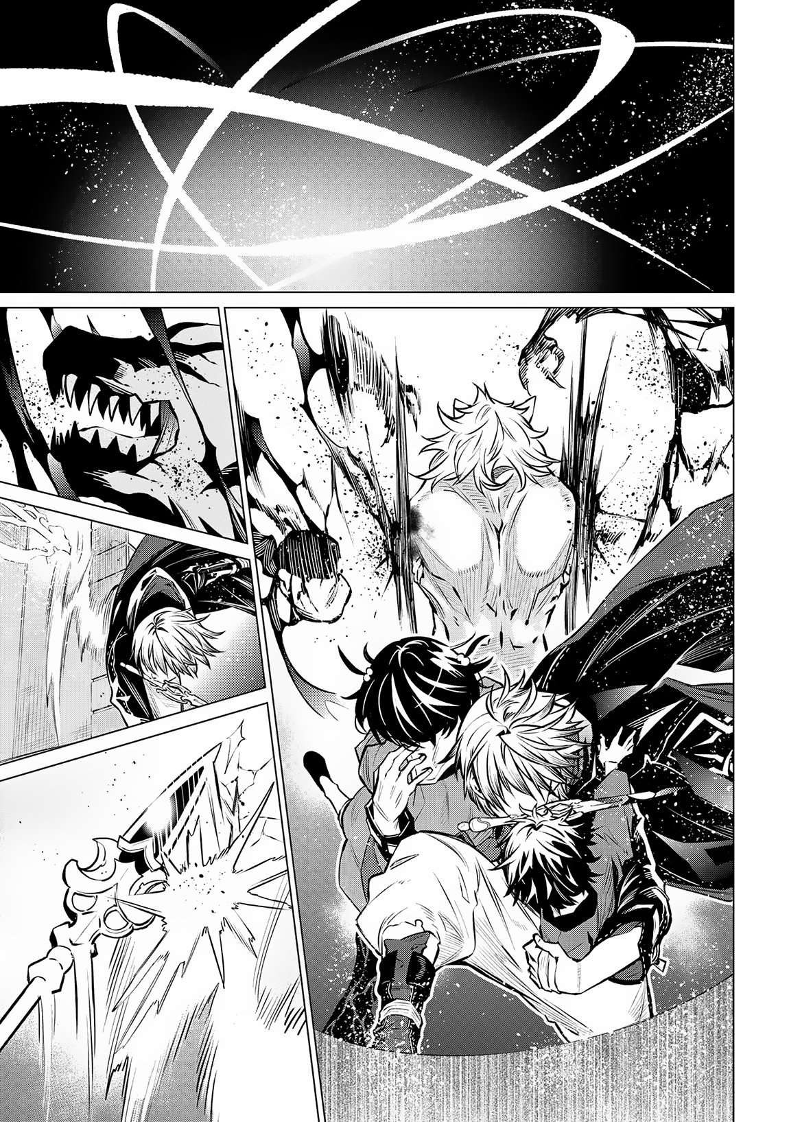 SSS-Rank Dungeon de Knife Ippon Tewatasare Tsuihou Sareta Shiro Madoushi: Yggdrasil no Noroi ni yori Jakuten de aru Maryoku Fusoku wo Kokufuku-shi Sekai Saikyou e to Itaru chapter 12.2 page 13