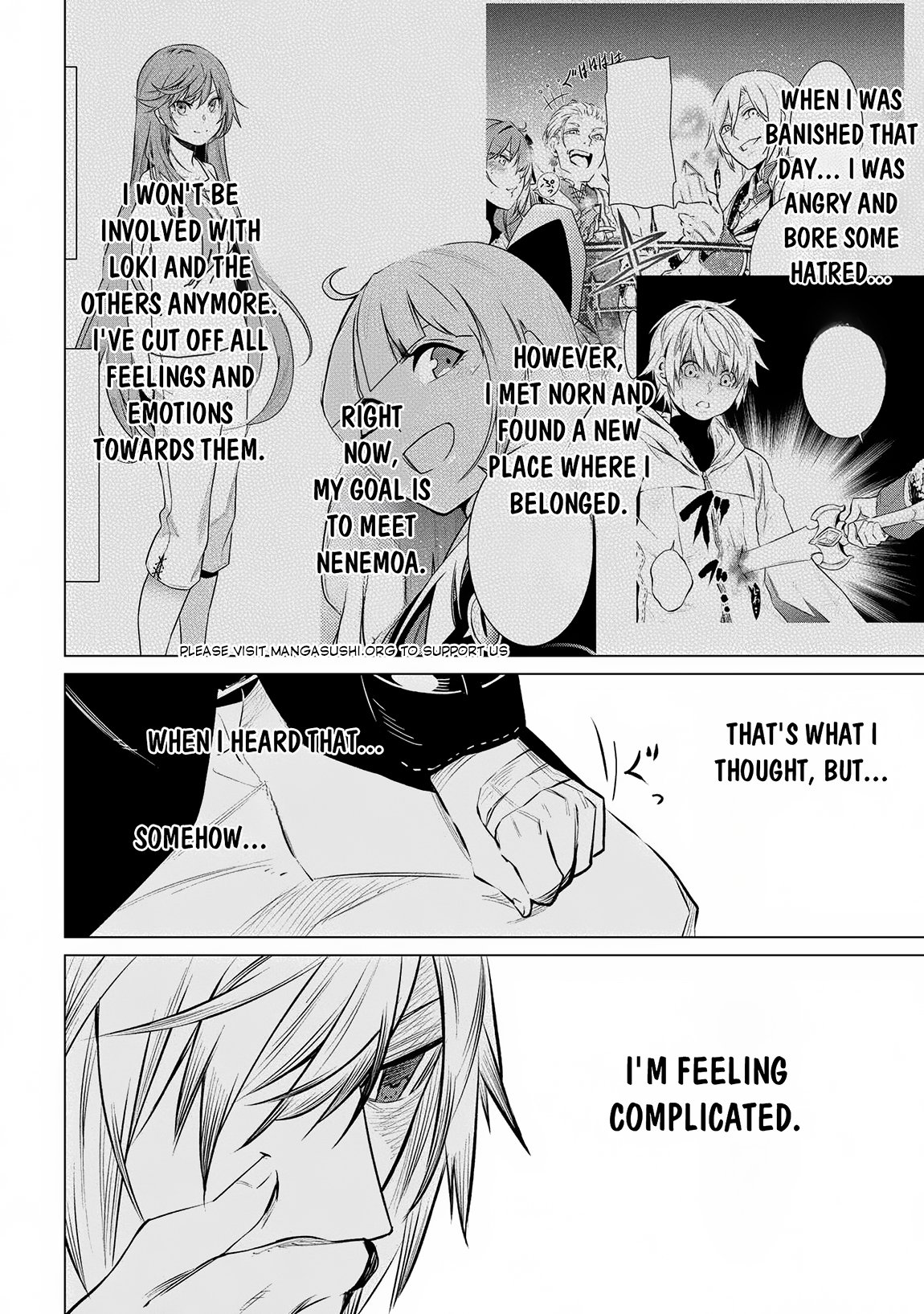 SSS-Rank Dungeon de Knife Ippon Tewatasare Tsuihou Sareta Shiro Madoushi: Yggdrasil no Noroi ni yori Jakuten de aru Maryoku Fusoku wo Kokufuku-shi Sekai Saikyou e to Itaru chapter 13.2 page 11