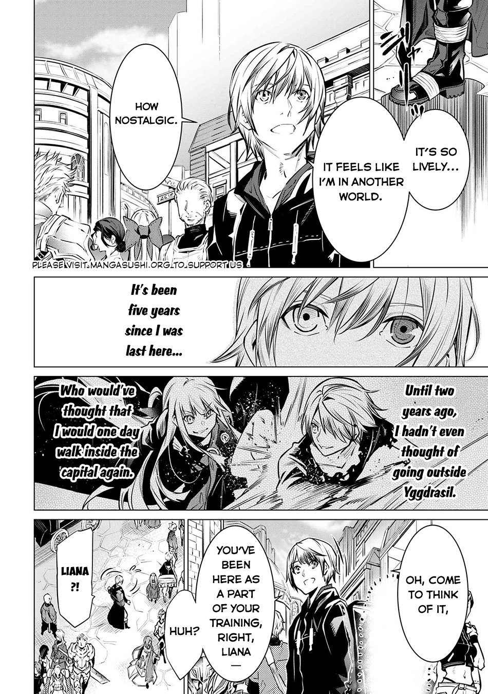 SSS-Rank Dungeon de Knife Ippon Tewatasare Tsuihou Sareta Shiro Madoushi: Yggdrasil no Noroi ni yori Jakuten de aru Maryoku Fusoku wo Kokufuku-shi Sekai Saikyou e to Itaru chapter 14.1 page 10