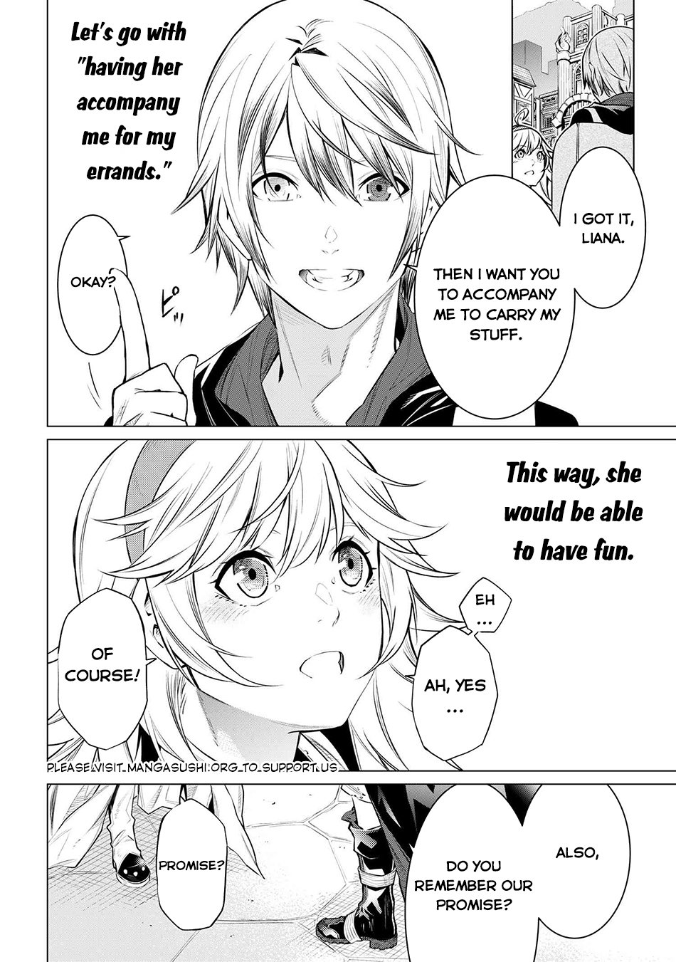 SSS-Rank Dungeon de Knife Ippon Tewatasare Tsuihou Sareta Shiro Madoushi: Yggdrasil no Noroi ni yori Jakuten de aru Maryoku Fusoku wo Kokufuku-shi Sekai Saikyou e to Itaru chapter 14.1 page 14