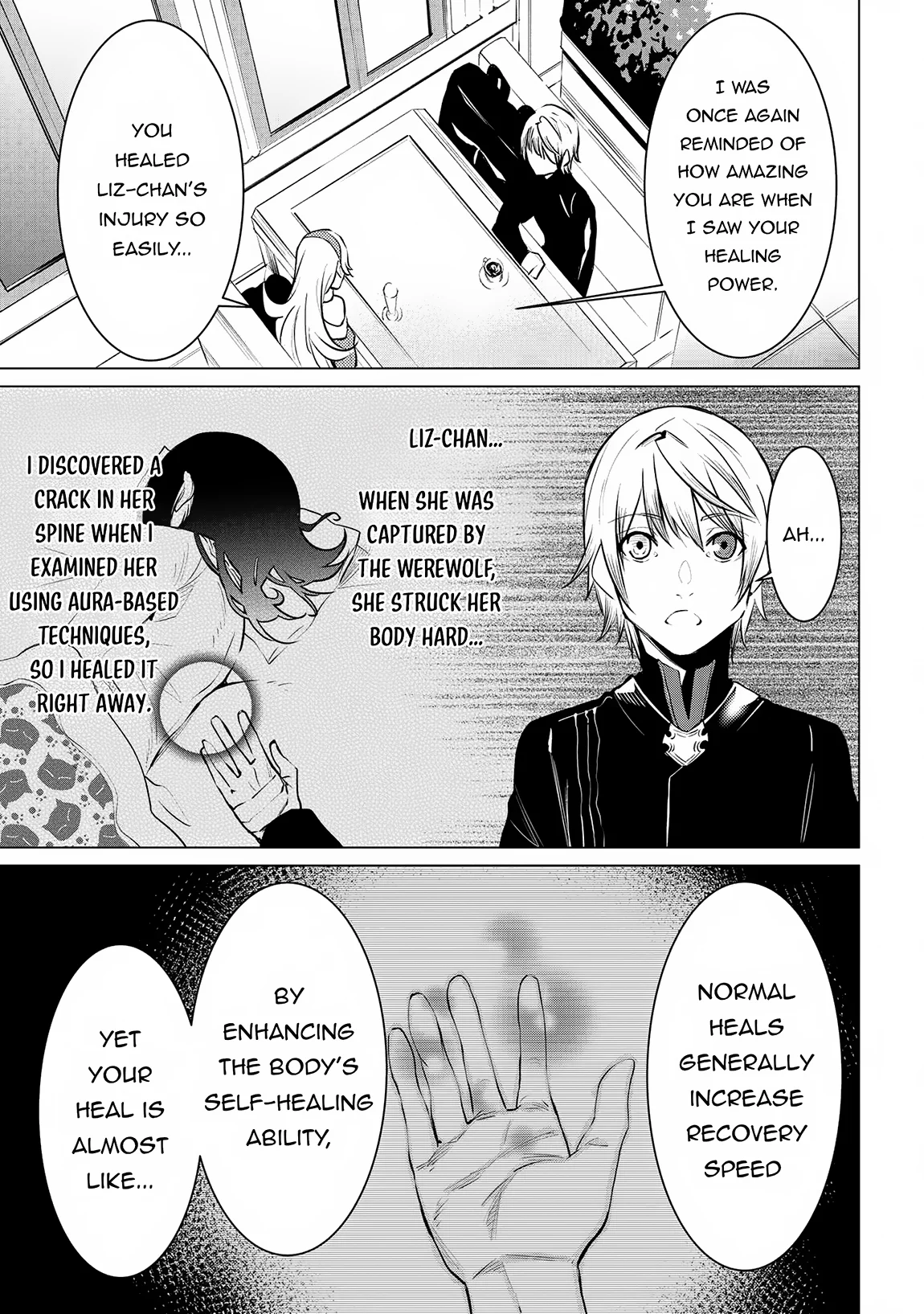 SSS-Rank Dungeon de Knife Ippon Tewatasare Tsuihou Sareta Shiro Madoushi: Yggdrasil no Noroi ni yori Jakuten de aru Maryoku Fusoku wo Kokufuku-shi Sekai Saikyou e to Itaru chapter 14.3 page 5