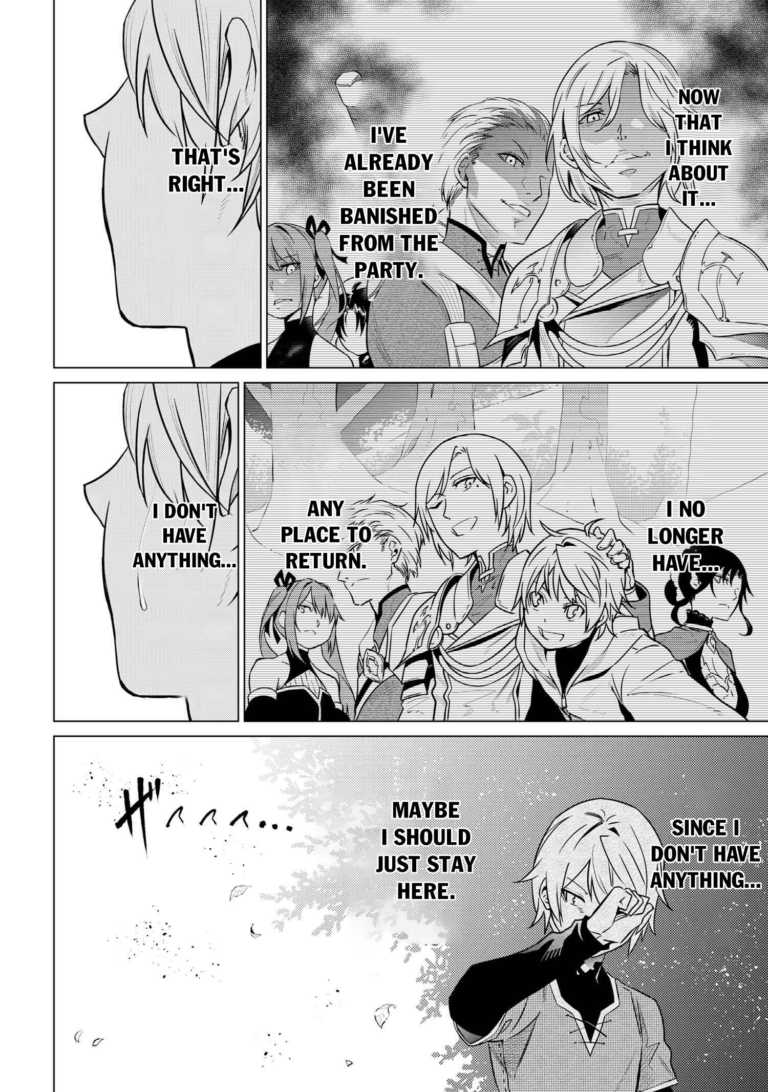 SSS-Rank Dungeon de Knife Ippon Tewatasare Tsuihou Sareta Shiro Madoushi: Yggdrasil no Noroi ni yori Jakuten de aru Maryoku Fusoku wo Kokufuku-shi Sekai Saikyou e to Itaru chapter 2.1 page 15