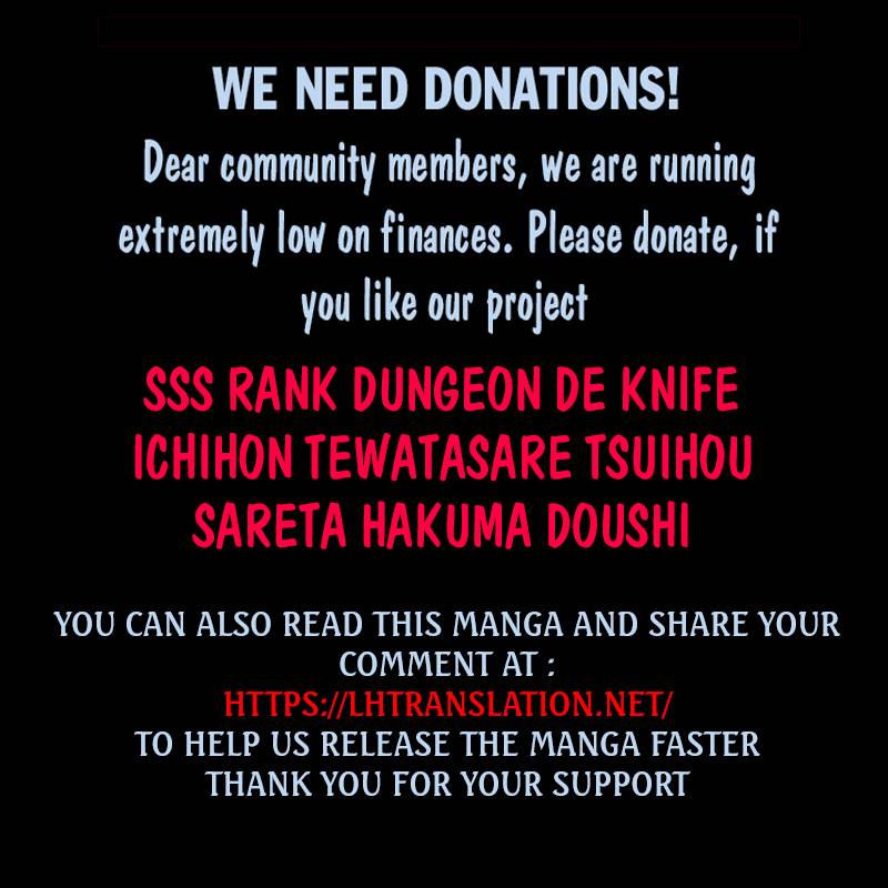 SSS-Rank Dungeon de Knife Ippon Tewatasare Tsuihou Sareta Shiro Madoushi: Yggdrasil no Noroi ni yori Jakuten de aru Maryoku Fusoku wo Kokufuku-shi Sekai Saikyou e to Itaru chapter 2.1 page 21