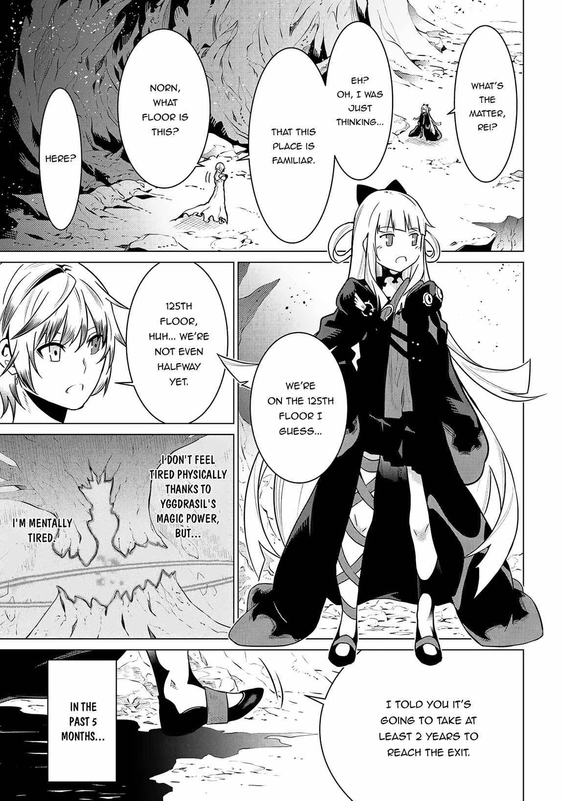 SSS-Rank Dungeon de Knife Ippon Tewatasare Tsuihou Sareta Shiro Madoushi: Yggdrasil no Noroi ni yori Jakuten de aru Maryoku Fusoku wo Kokufuku-shi Sekai Saikyou e to Itaru chapter 3.1 page 9