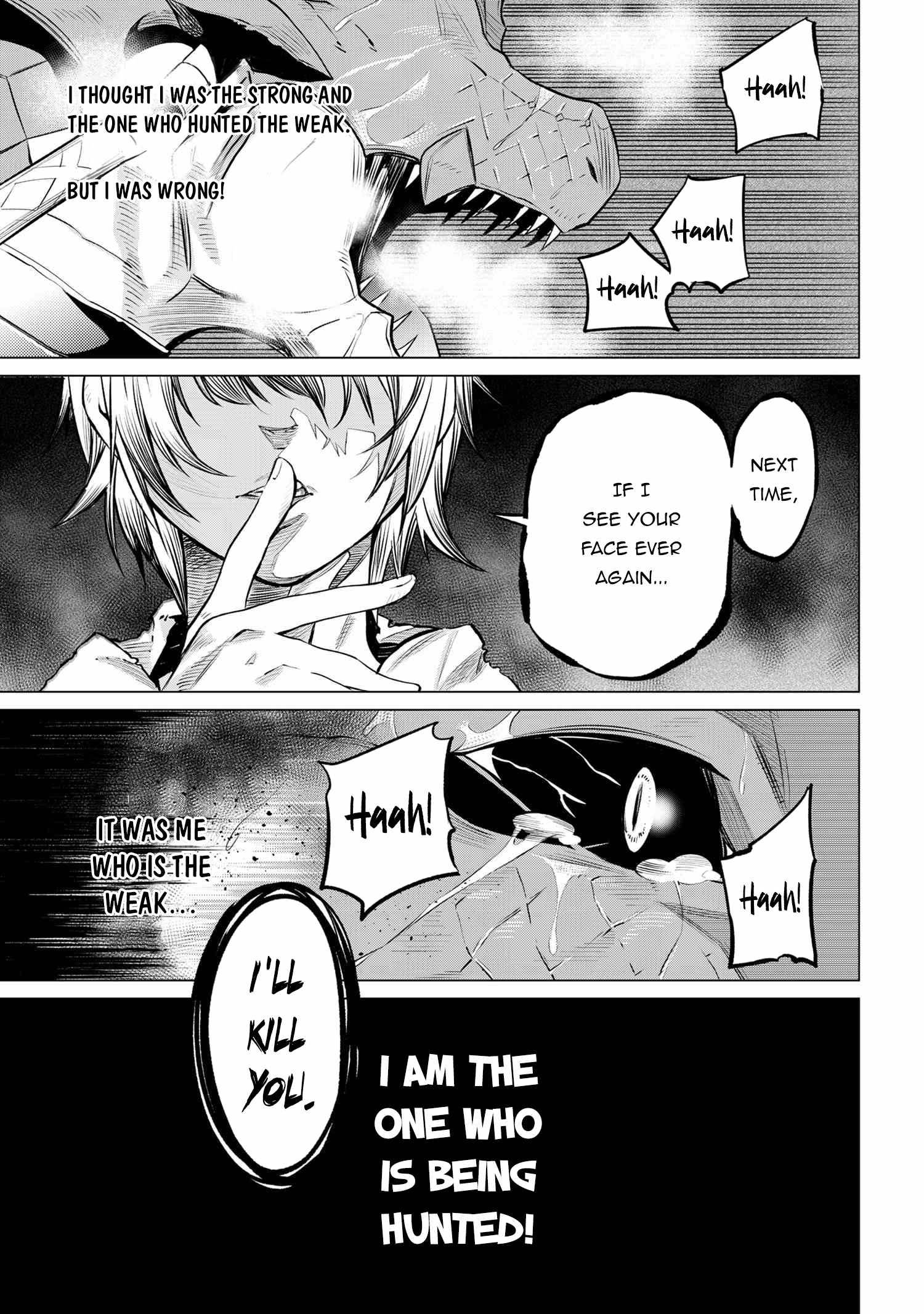 SSS-Rank Dungeon de Knife Ippon Tewatasare Tsuihou Sareta Shiro Madoushi: Yggdrasil no Noroi ni yori Jakuten de aru Maryoku Fusoku wo Kokufuku-shi Sekai Saikyou e to Itaru chapter 4.2 page 14