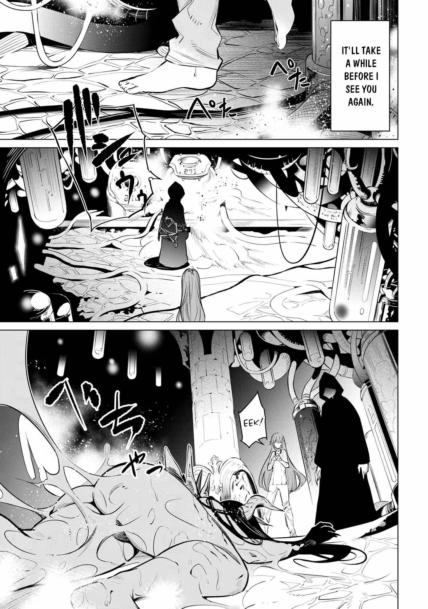 SSS-Rank Dungeon de Knife Ippon Tewatasare Tsuihou Sareta Shiro Madoushi: Yggdrasil no Noroi ni yori Jakuten de aru Maryoku Fusoku wo Kokufuku-shi Sekai Saikyou e to Itaru chapter 4.2 page 22