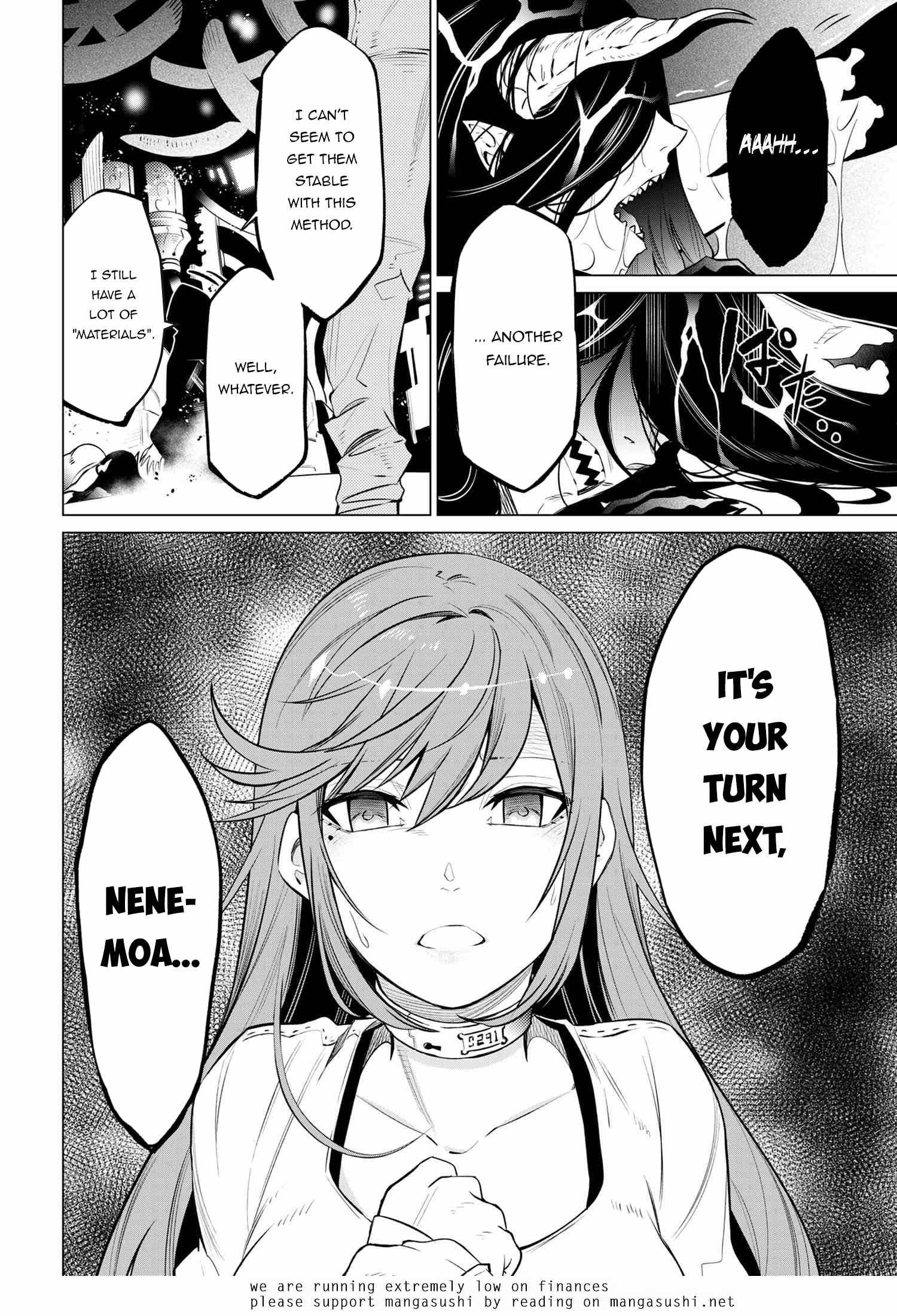 SSS-Rank Dungeon de Knife Ippon Tewatasare Tsuihou Sareta Shiro Madoushi: Yggdrasil no Noroi ni yori Jakuten de aru Maryoku Fusoku wo Kokufuku-shi Sekai Saikyou e to Itaru chapter 4.2 page 23