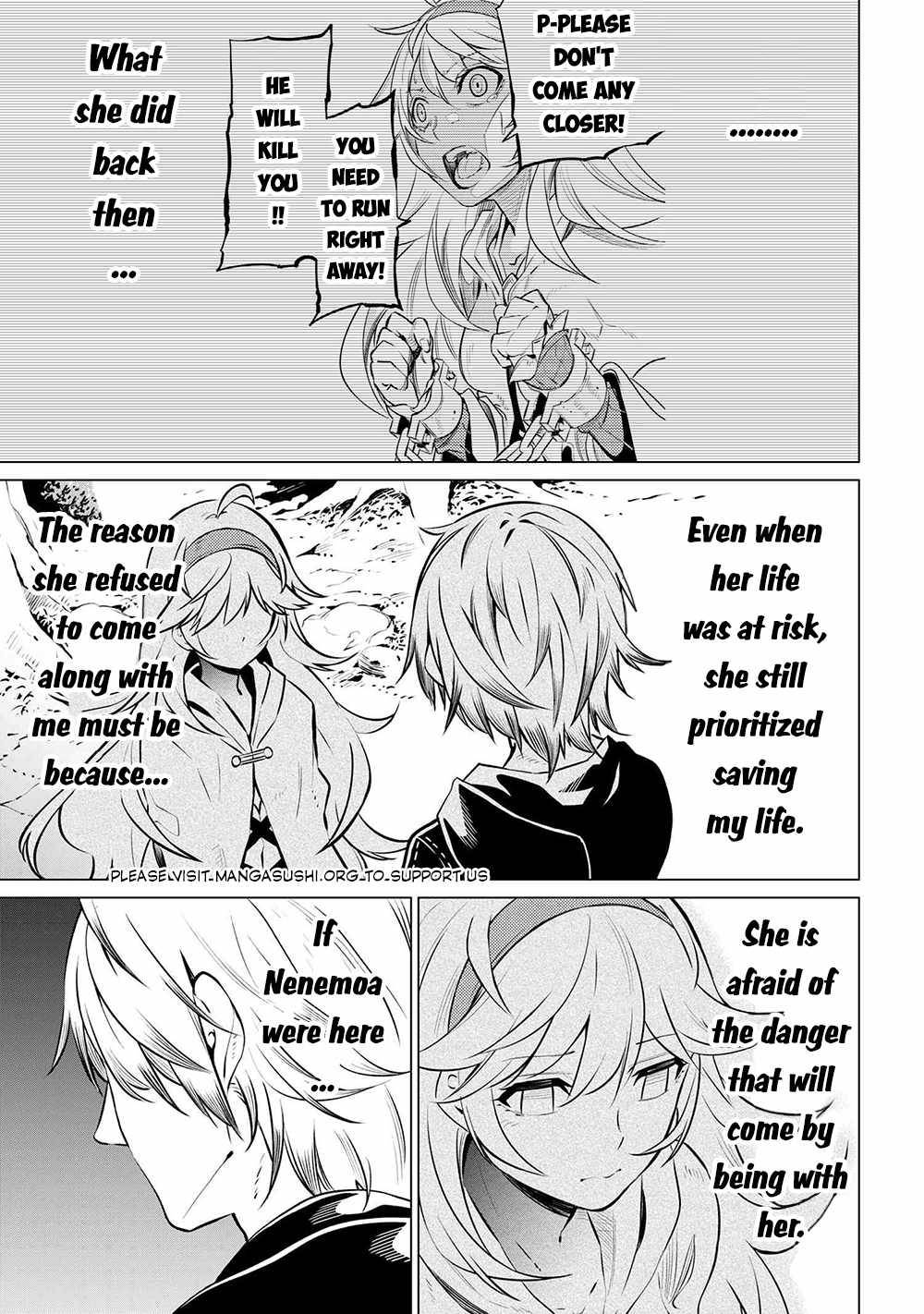 SSS-Rank Dungeon de Knife Ippon Tewatasare Tsuihou Sareta Shiro Madoushi: Yggdrasil no Noroi ni yori Jakuten de aru Maryoku Fusoku wo Kokufuku-shi Sekai Saikyou e to Itaru chapter 5.1 page 10