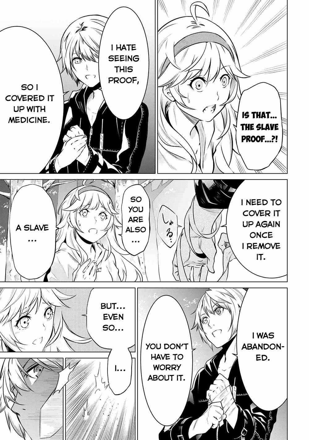 SSS-Rank Dungeon de Knife Ippon Tewatasare Tsuihou Sareta Shiro Madoushi: Yggdrasil no Noroi ni yori Jakuten de aru Maryoku Fusoku wo Kokufuku-shi Sekai Saikyou e to Itaru chapter 5.1 page 14