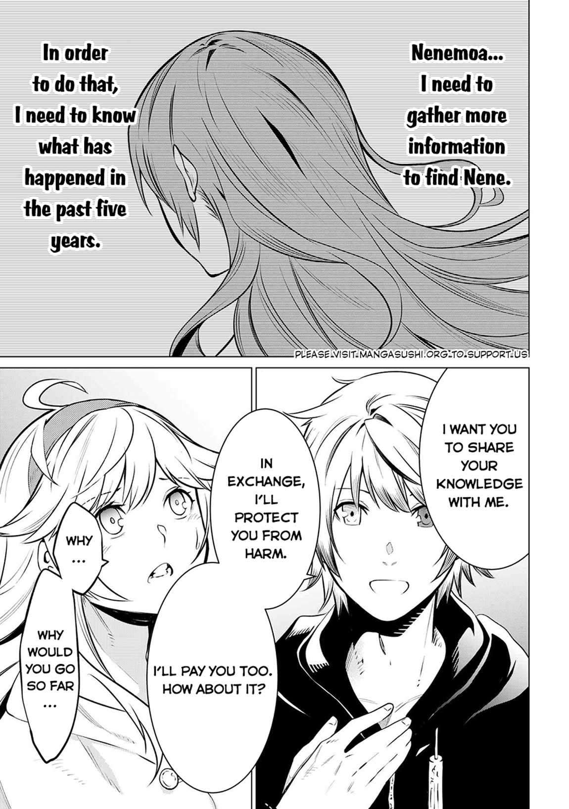 SSS-Rank Dungeon de Knife Ippon Tewatasare Tsuihou Sareta Shiro Madoushi: Yggdrasil no Noroi ni yori Jakuten de aru Maryoku Fusoku wo Kokufuku-shi Sekai Saikyou e to Itaru chapter 5.2 page 10