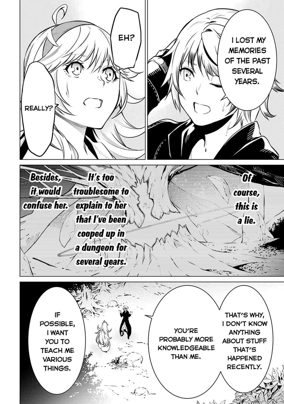 SSS-Rank Dungeon de Knife Ippon Tewatasare Tsuihou Sareta Shiro Madoushi: Yggdrasil no Noroi ni yori Jakuten de aru Maryoku Fusoku wo Kokufuku-shi Sekai Saikyou e to Itaru chapter 5.2 page 9