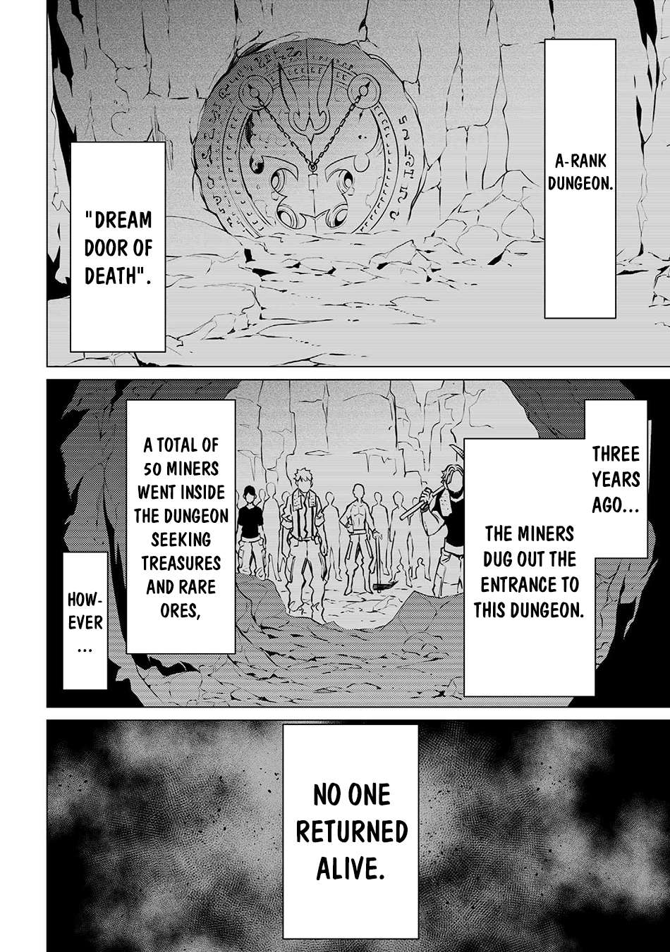 SSS-Rank Dungeon de Knife Ippon Tewatasare Tsuihou Sareta Shiro Madoushi: Yggdrasil no Noroi ni yori Jakuten de aru Maryoku Fusoku wo Kokufuku-shi Sekai Saikyou e to Itaru chapter 6.2 page 4