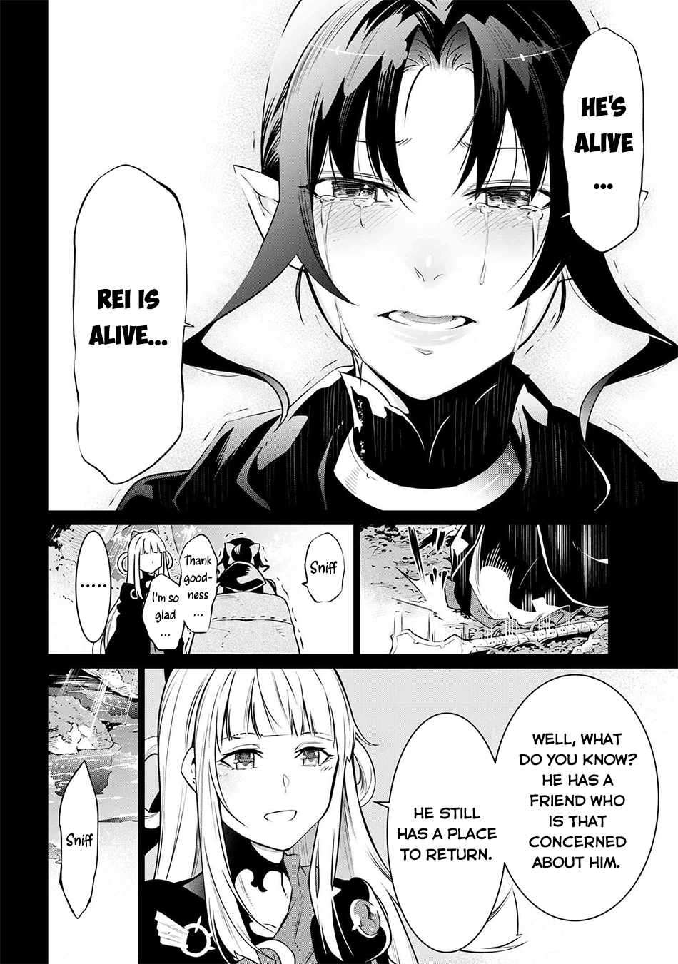 SSS-Rank Dungeon de Knife Ippon Tewatasare Tsuihou Sareta Shiro Madoushi: Yggdrasil no Noroi ni yori Jakuten de aru Maryoku Fusoku wo Kokufuku-shi Sekai Saikyou e to Itaru chapter 7.1 page 13