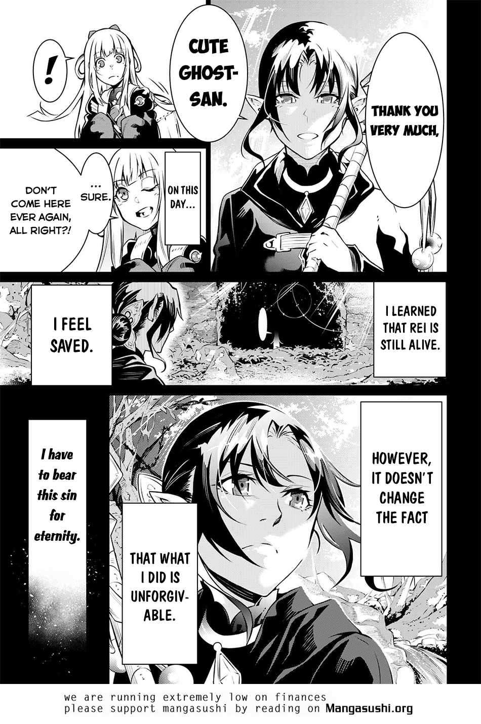 SSS-Rank Dungeon de Knife Ippon Tewatasare Tsuihou Sareta Shiro Madoushi: Yggdrasil no Noroi ni yori Jakuten de aru Maryoku Fusoku wo Kokufuku-shi Sekai Saikyou e to Itaru chapter 7.1 page 16