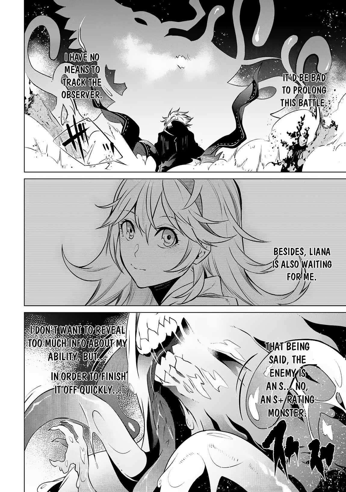 SSS-Rank Dungeon de Knife Ippon Tewatasare Tsuihou Sareta Shiro Madoushi: Yggdrasil no Noroi ni yori Jakuten de aru Maryoku Fusoku wo Kokufuku-shi Sekai Saikyou e to Itaru chapter 8.1 page 10