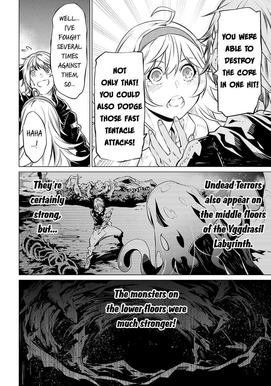 SSS-Rank Dungeon de Knife Ippon Tewatasare Tsuihou Sareta Shiro Madoushi: Yggdrasil no Noroi ni yori Jakuten de aru Maryoku Fusoku wo Kokufuku-shi Sekai Saikyou e to Itaru chapter 8.2 page 4